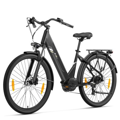 Touroll Urbano 3 Vélo Électrique à Moteur Central — 250 W 70 Nm, Autonomie 120 km, Shimano 7 Vitesses