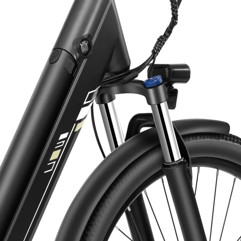 Touroll Urbano 3 Vélo Électrique à Moteur Central — 250 W 70 Nm, Autonomie 120 km, Shimano 7 Vitesses