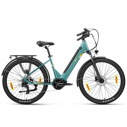 Touroll Urbano 3 Vélo Électrique — Moteur Central 250  W, Autonomie 120 km, Shimano 7 Vitesses 2