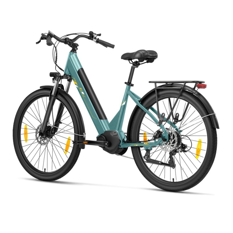 Touroll Urbano 3 Vélo Électrique — Moteur Central 250  W, Autonomie 120 km, Shimano 7 Vitesses