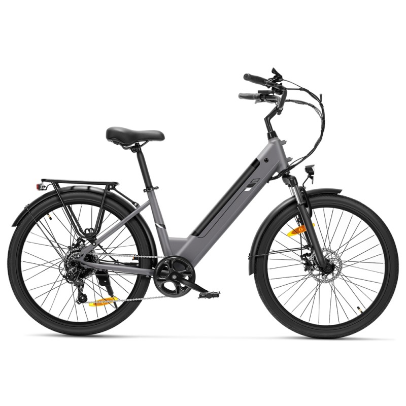 Vélo électrique J2 ST Gris Prise EU Passage par le bas 26 pouces 36V15 6Ah 250W