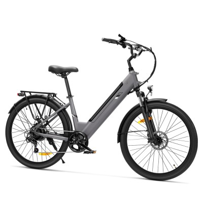 Vélo électrique J2 ST Gris Prise EU Passage par le bas 26 pouces 36V15 6Ah 250W