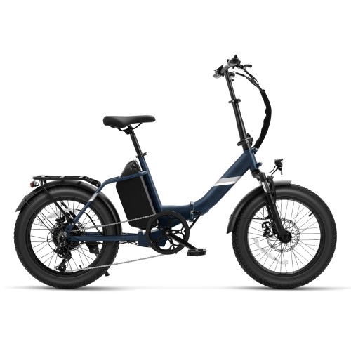Vélo électrique S3 Pro Bleu  prise EU  cadre surbaissé  20 pouces  48V  27Ah  250W 2