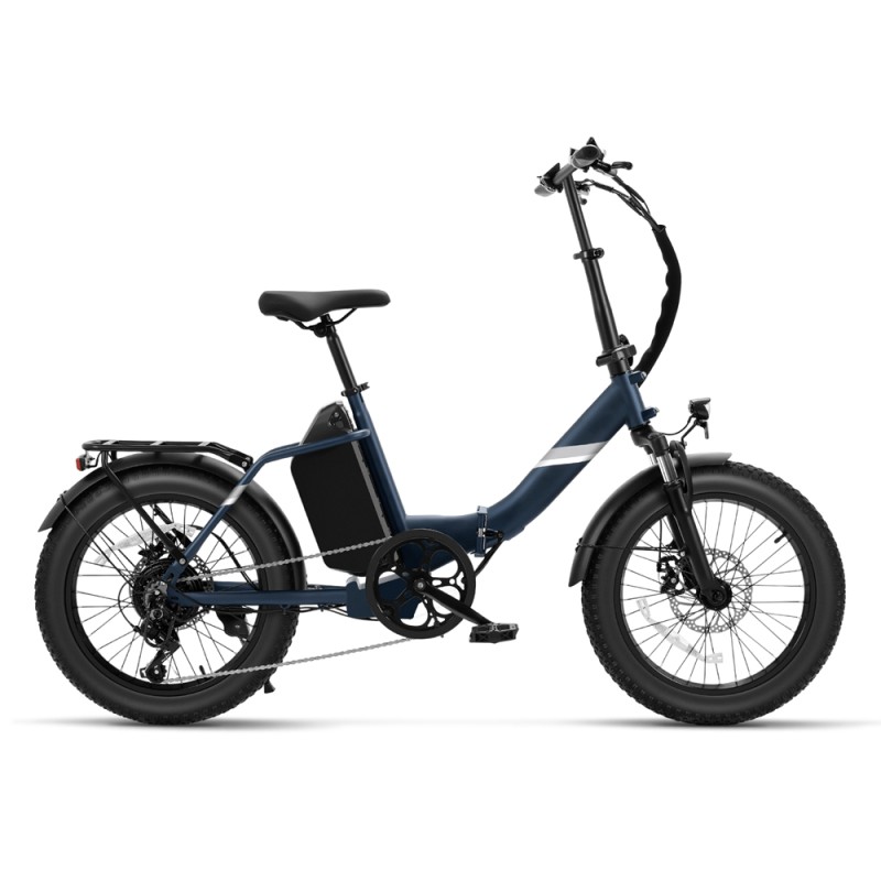 Vélo électrique S3 Pro Bleu  prise EU  cadre surbaissé  20 pouces  48V  27Ah  250W