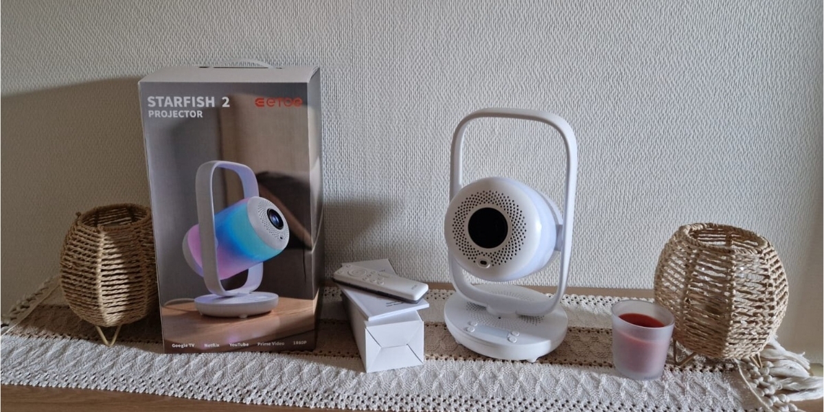 ETOE Starfish 2 : Le vidéoprojecteur Google TV 1080p idéal pour projeter au plafond ?