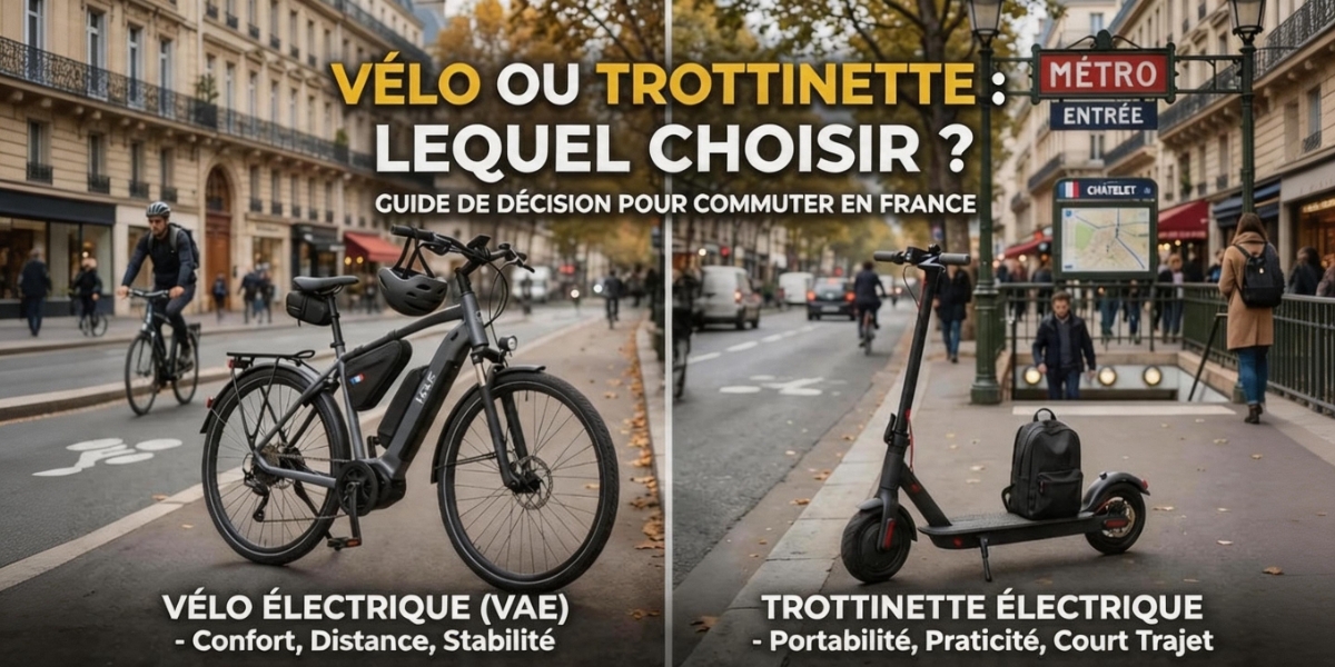 Vélo électrique ou trottinette : que choisir en France ?