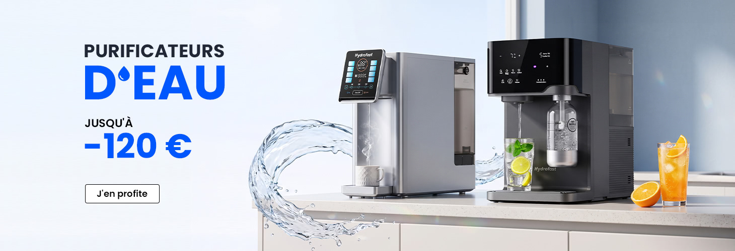 Purificateurs d'eau - jusqu'à -120 €